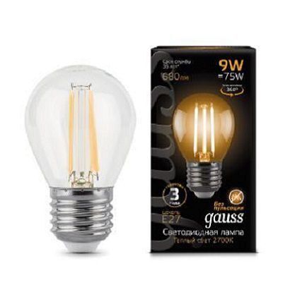 Лампа LED Filament Globe E27 9W 2700K 105802109